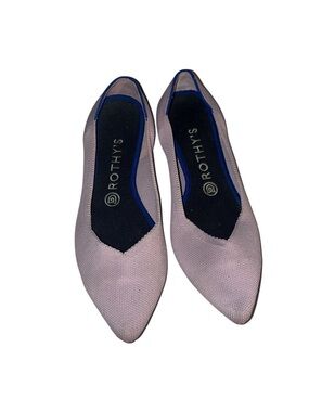 Rothy’s The Point Lilac Purple Knit Pointed Toe Flats - Women’s Size 9